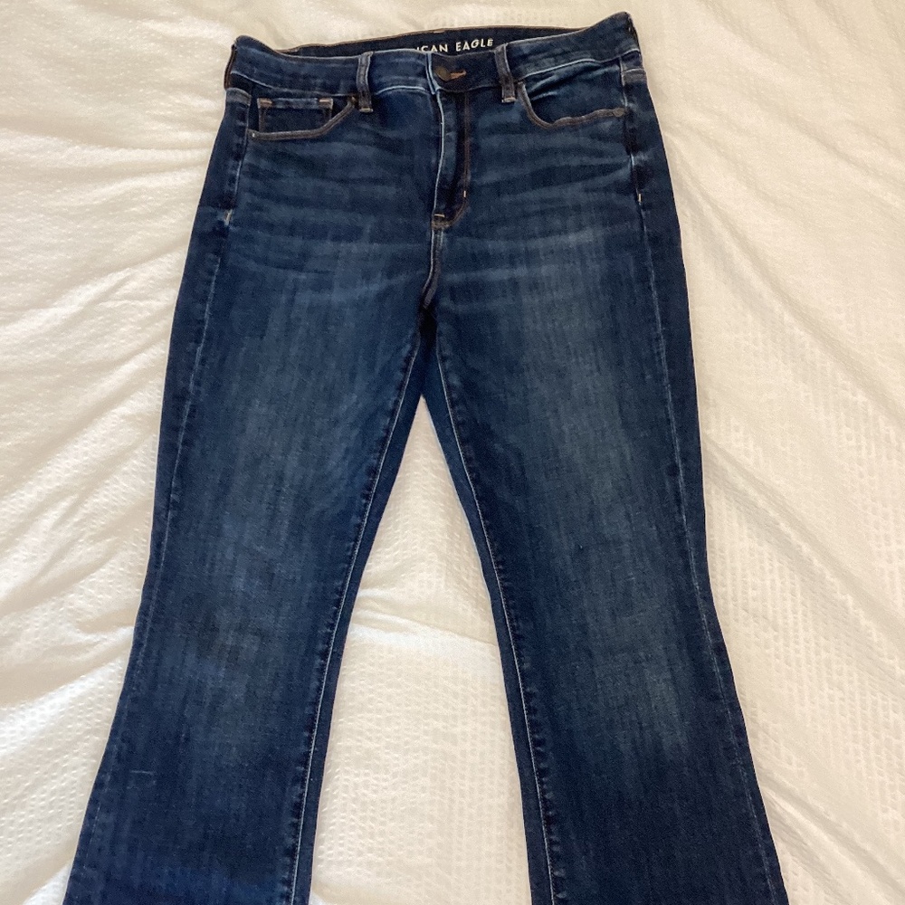 American Eagle High Rise Skinny Kick jeans